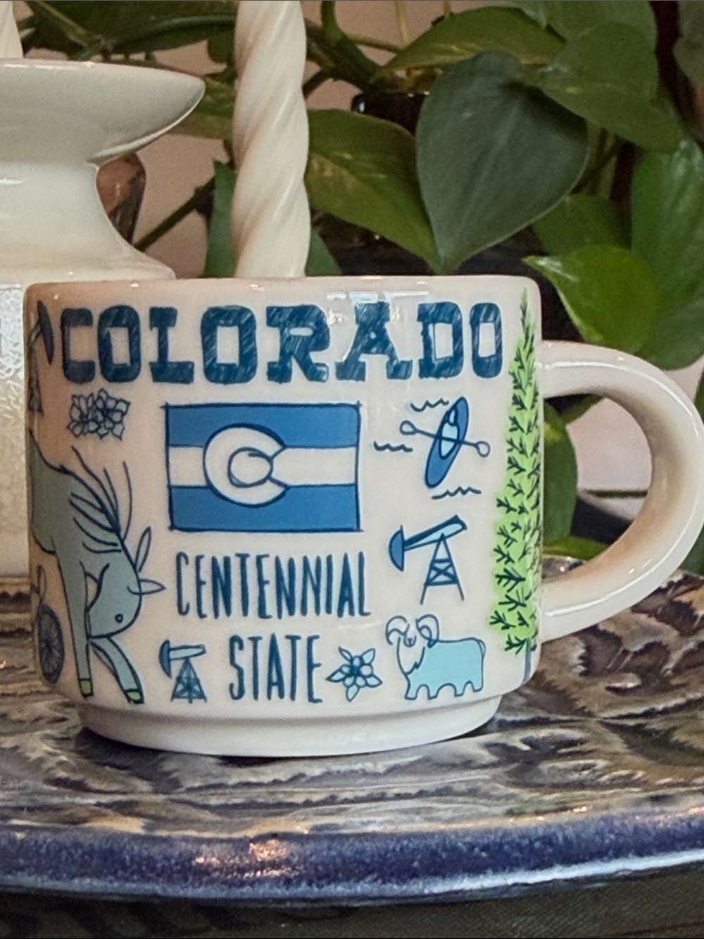 Starbucks Been There Series Colorado Centennial State 2oz espresso coffee Mug